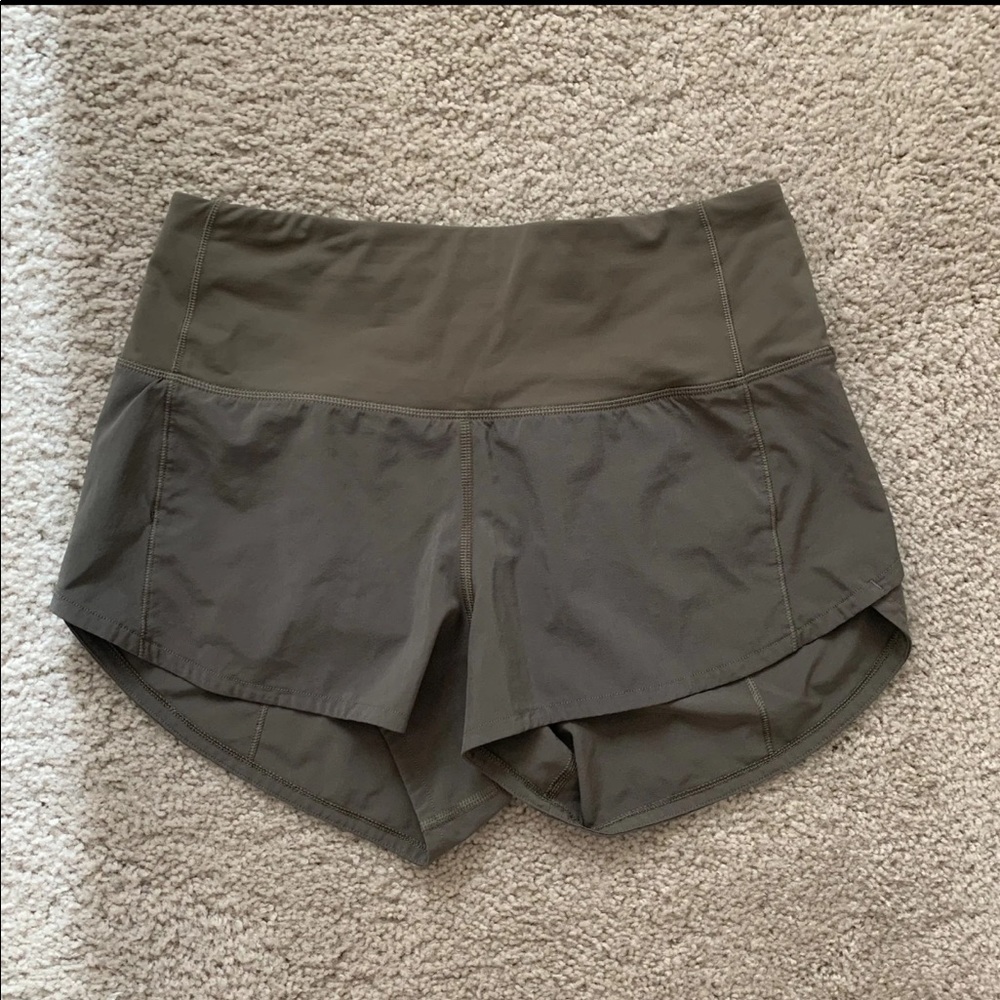 Lululemon High Rise Speed Up Shorts